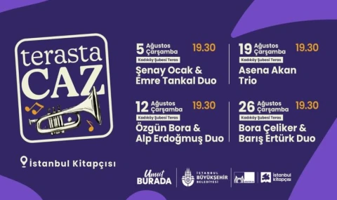 'Terasta Caz' konserleri sürüyor...