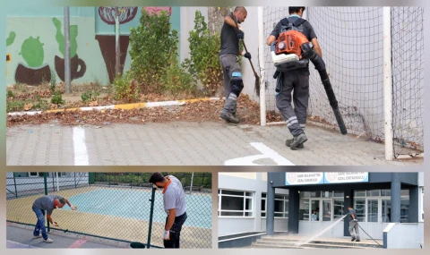 Ataşehir'de okulları Belediye temizliyor