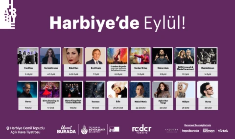Harbiye Açık Havada şölenler sürüyor